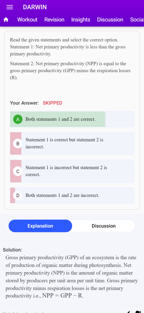 NEET practice questions for zoology