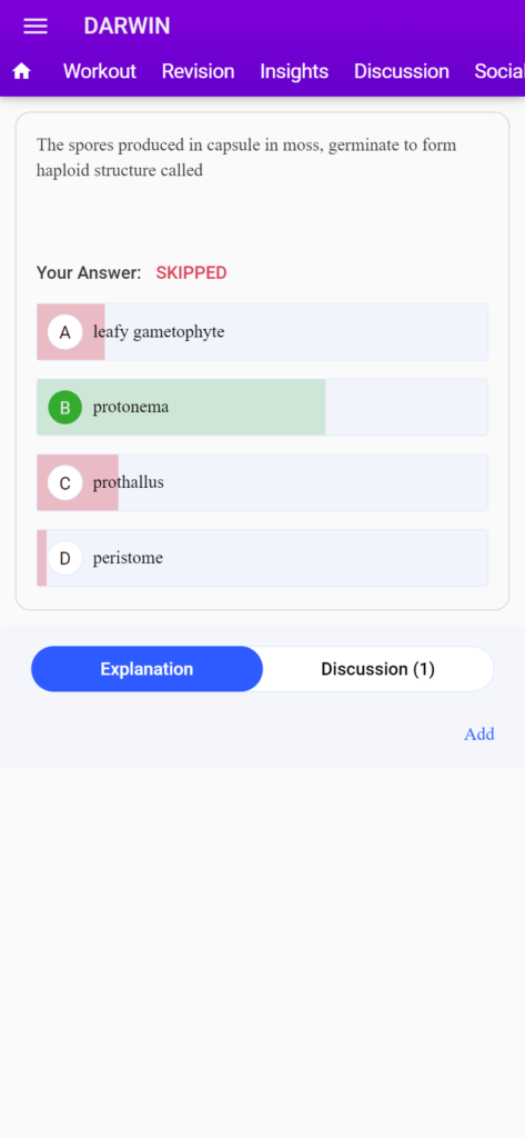 Darwin daily revision