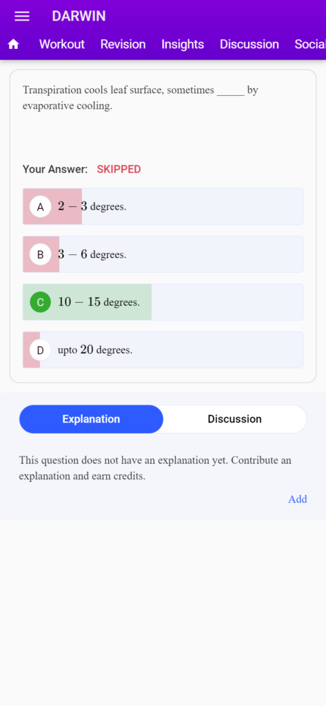 Darwin mock tests 2024