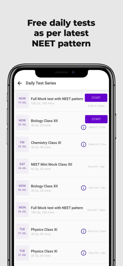 NEET Mock tests