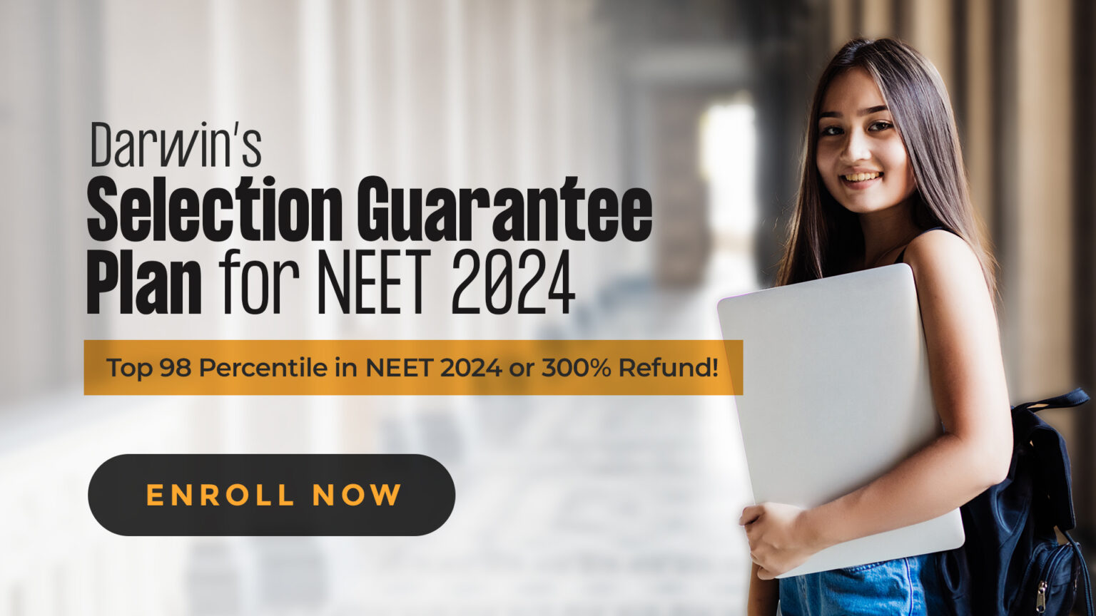 NEET selection guarantee 2024 plan Darwin NEET Prep App