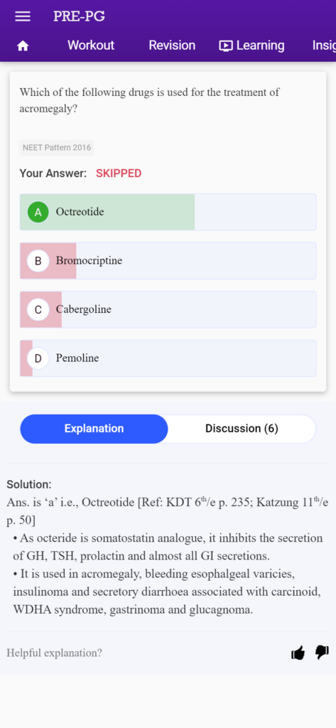 Pre-PG MCQs