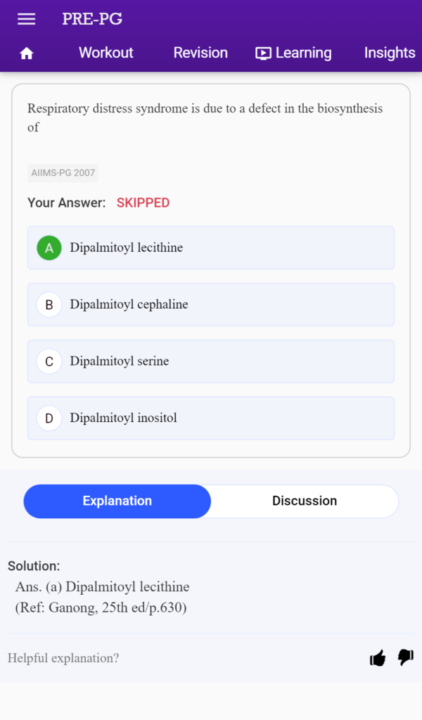 Pre PG daily test series