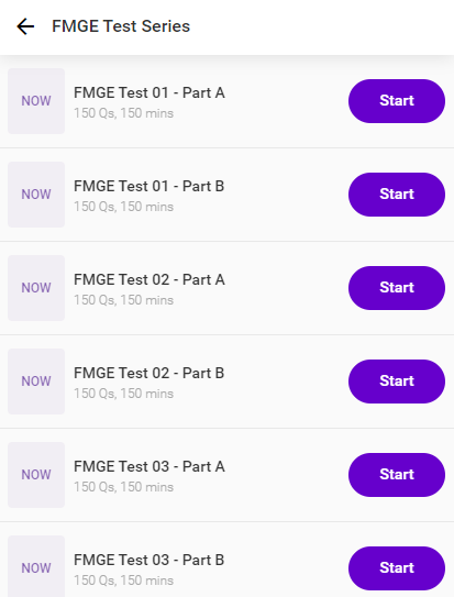 fmge test series
