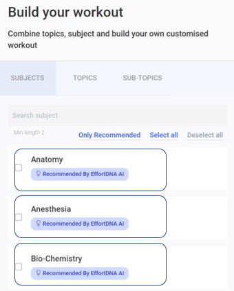 neet pg customized tests