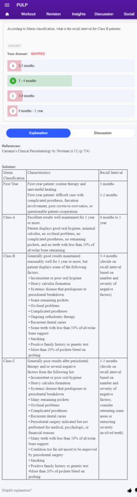 clinical NEET MDS 2023