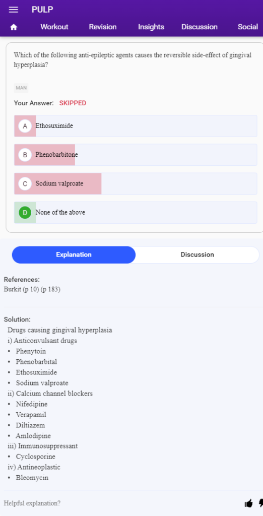 NEET MDS important questions 2024