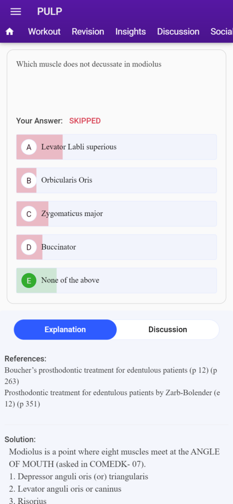 Pulp high yield NEET MDS Questions