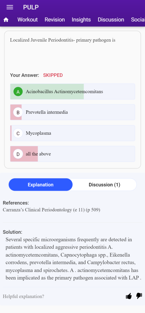Dental PG clinical questions