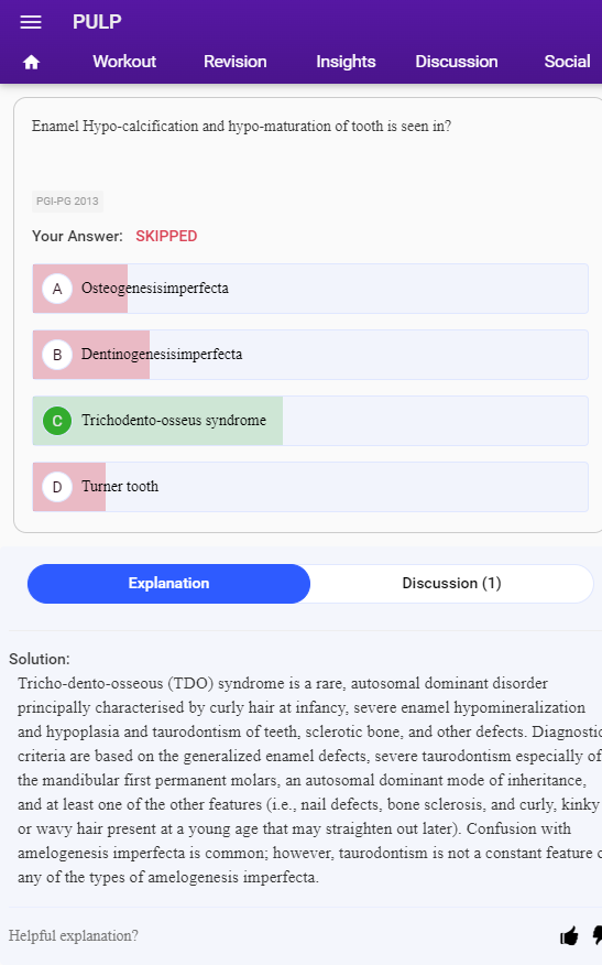 Pulp Image-based NEET MDS Questions
