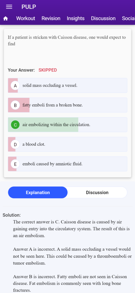 mds pg online questions