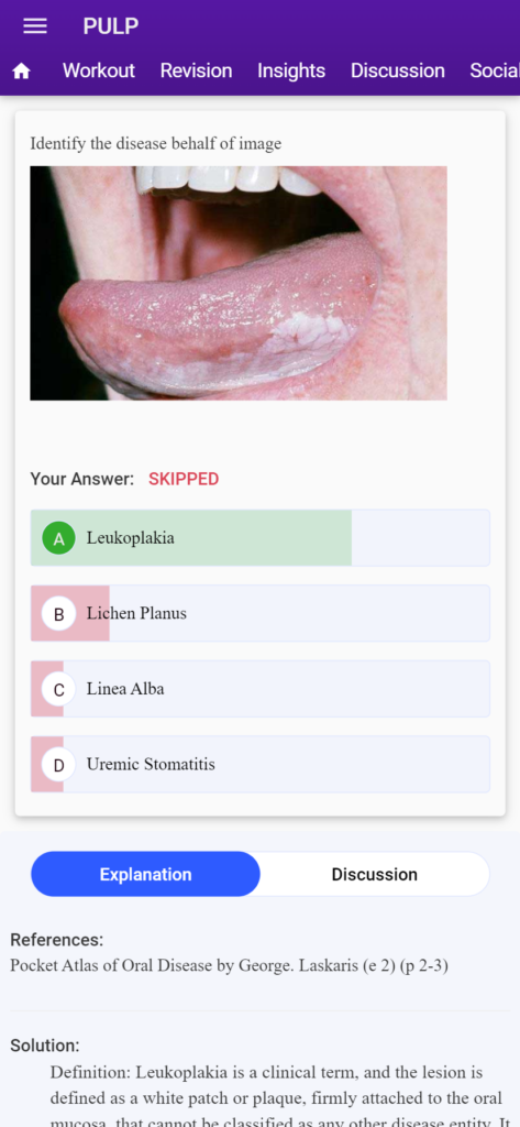 Dental PG repeats exam