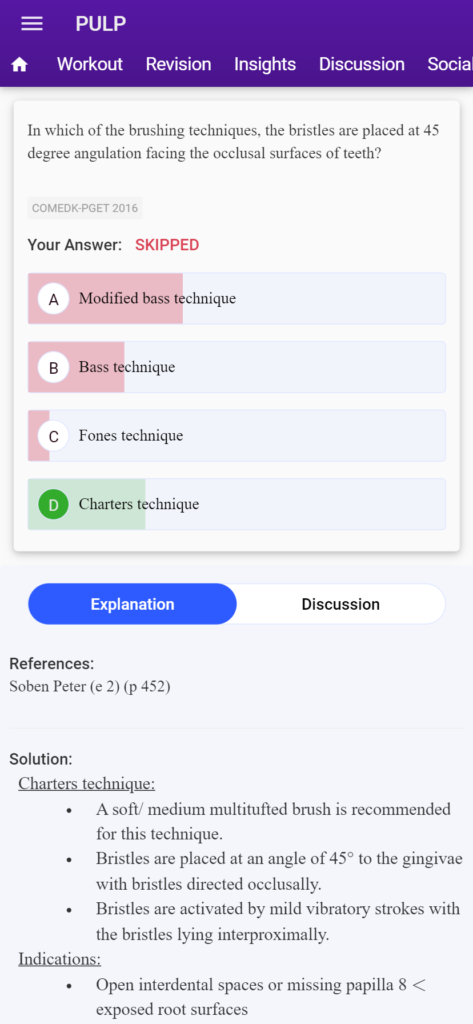 Dental PG past year questions
