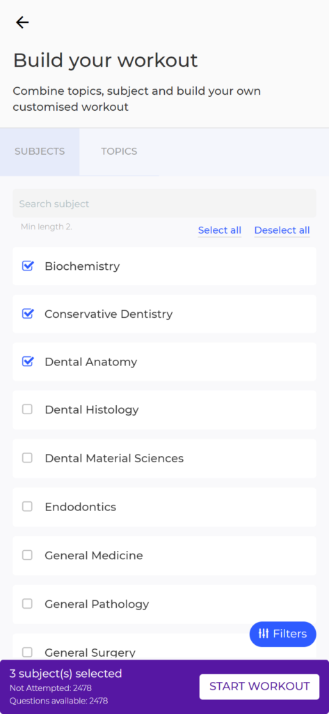 neet mds mock tests