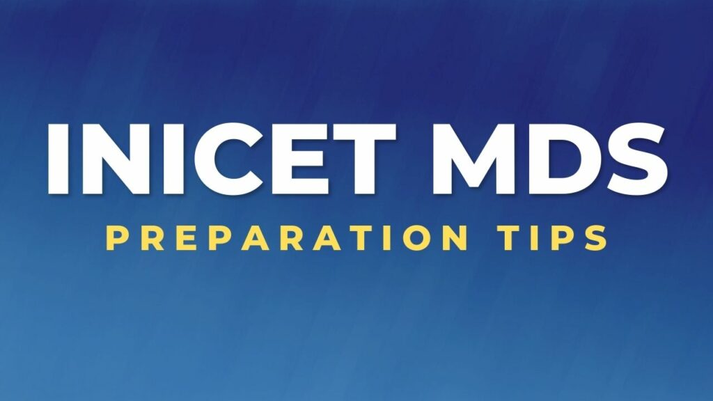 INICET MDS preparation with Pulp